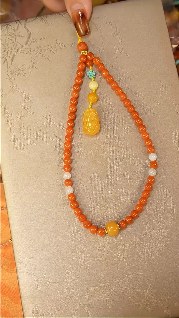 【闪购商品】琥珀颈饰未镶嵌挂件