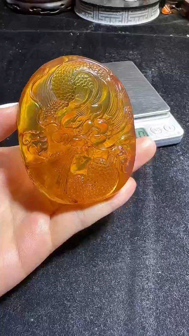 琥珀颈饰未镶嵌111