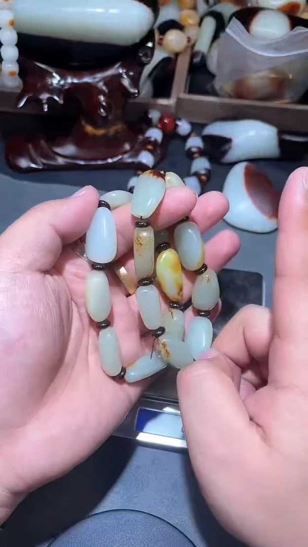 【闪购商品】和田玉手串未镶嵌YL-LL-1.19-3多样性发货