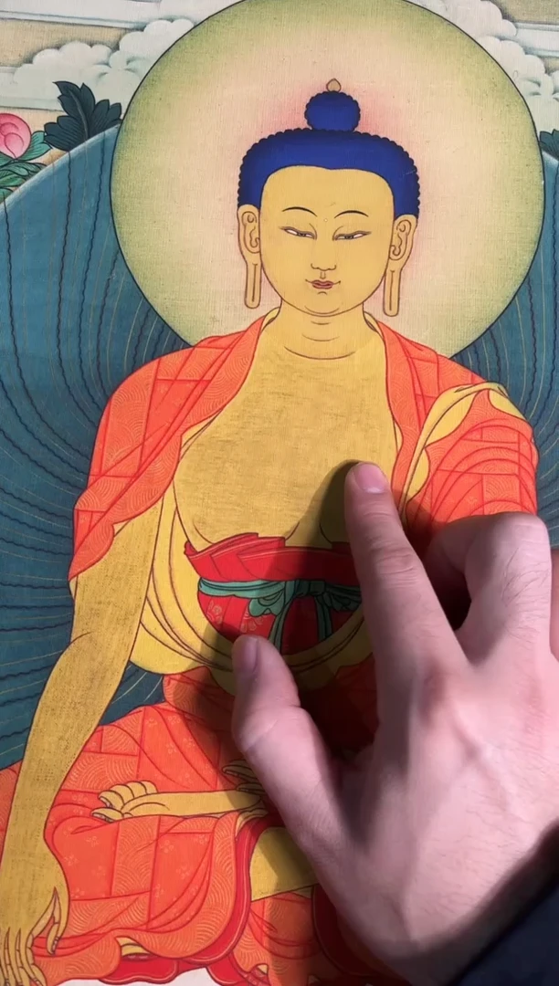 卷轴画路路的唐卡tk160