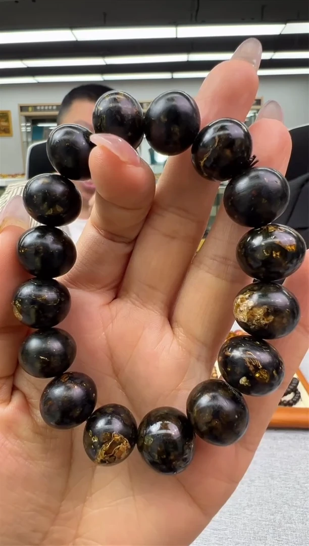 【闪购商品】琥珀手链未镶嵌8秒拍号