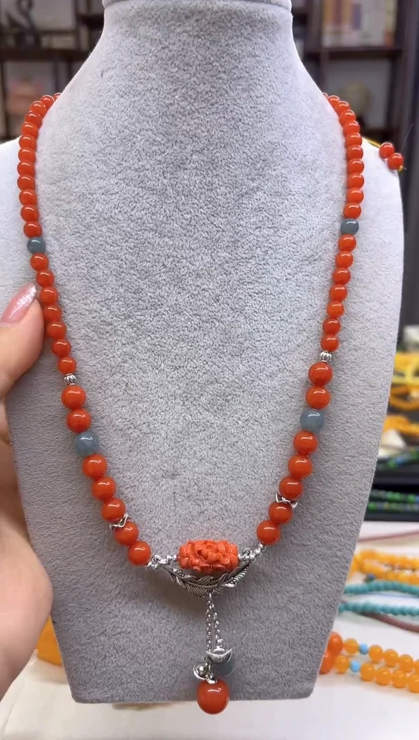 【闪购商品】南红玛瑙毛衣链未镶嵌M616