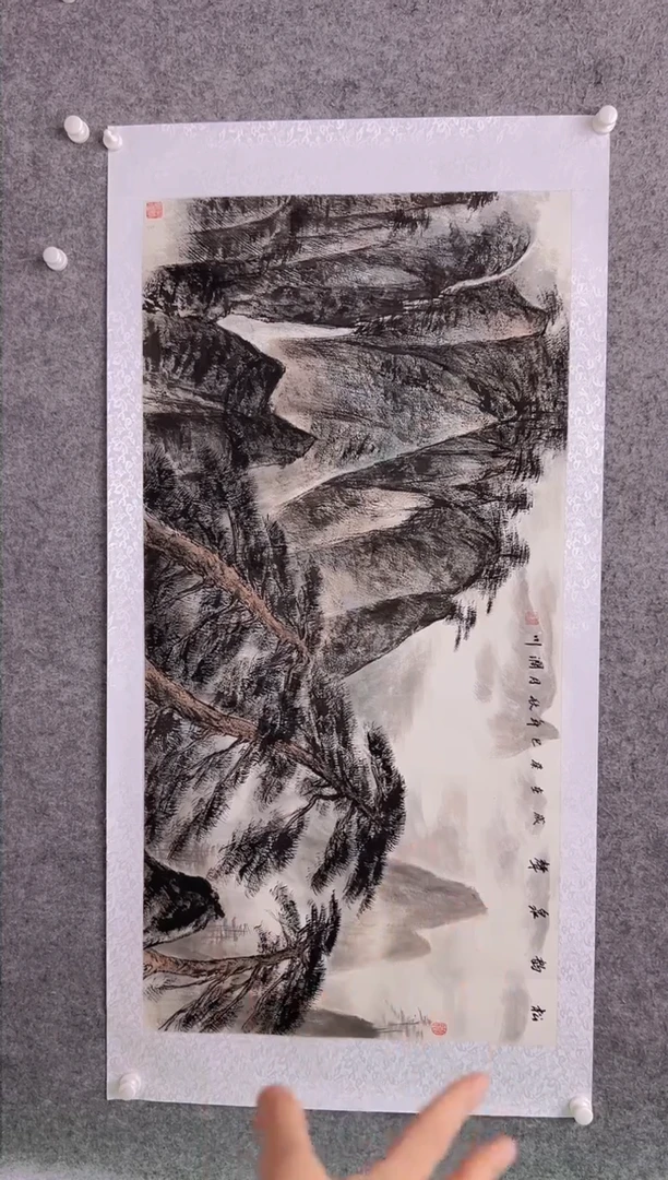 【闪购商品】绘画贺润川-8平尺-国画作品-红