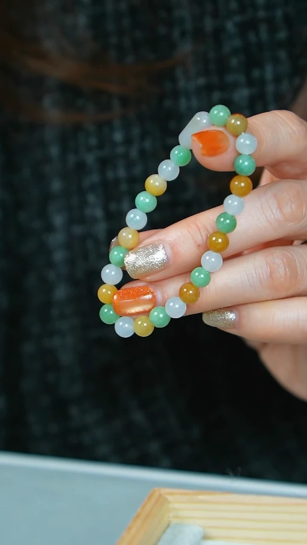 【闪购商品】翡翠手串未镶嵌40号-珠串/姿/2