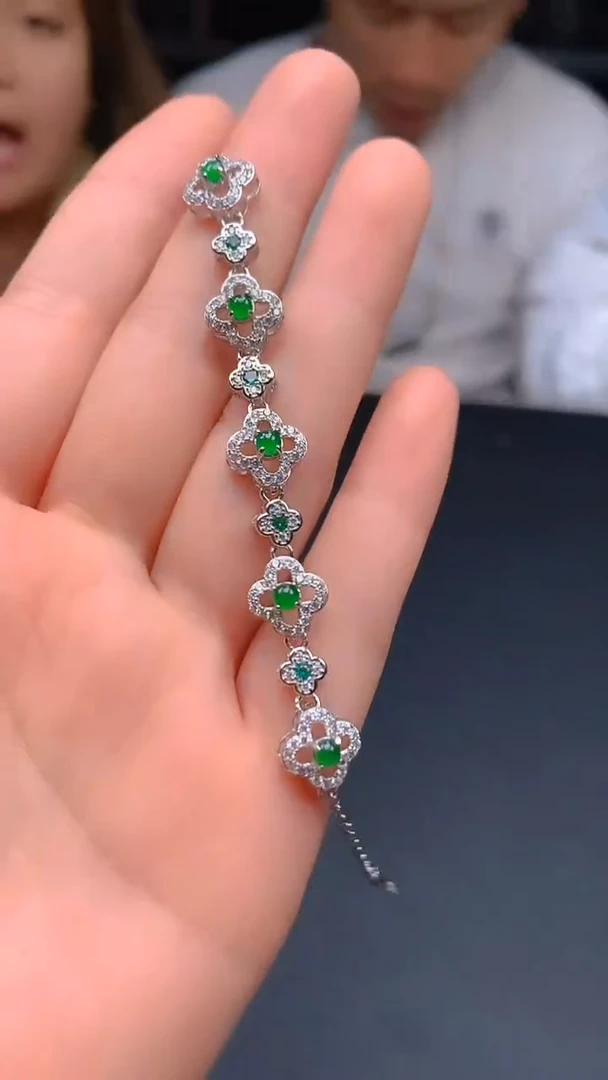 【闪购商品】翡翠手链未镶嵌0313608407/多样性发一