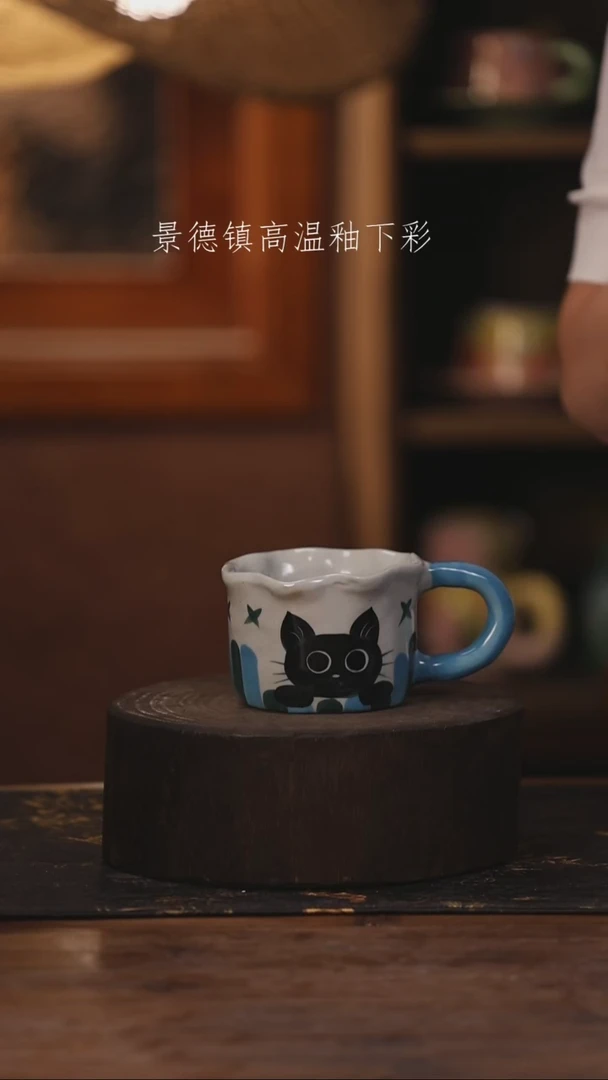 陶瓷景德镇高温釉下手绘陶瓷167