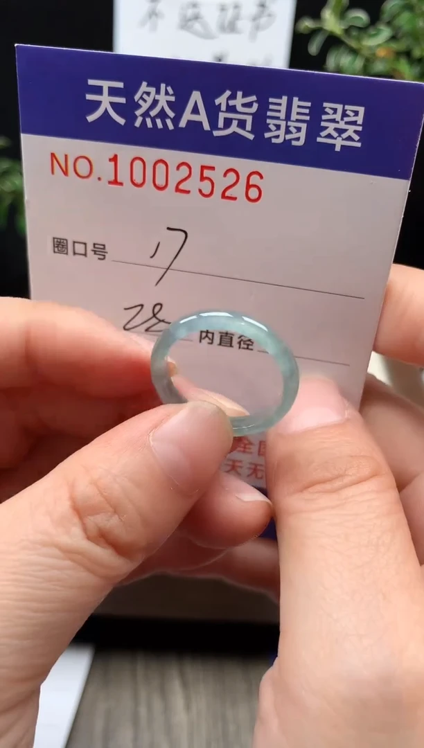 未镶嵌戒指翡翠17#