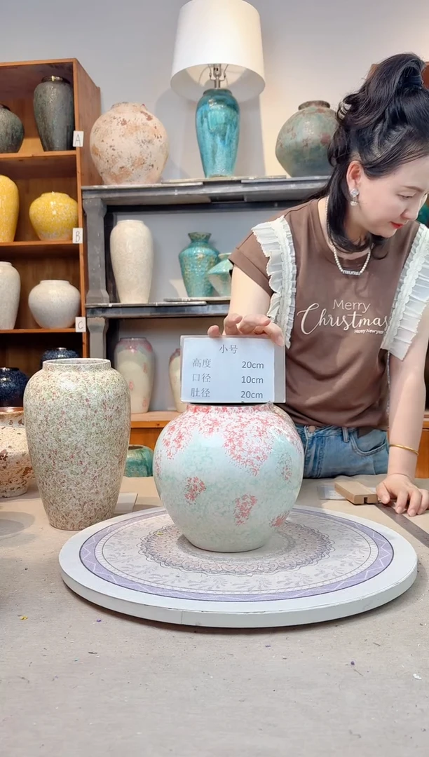 瓶 陶瓷花瓶   曼波 小号 正品