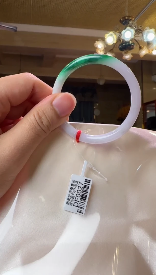 未镶嵌手镯翡翠稚*/53圆条包容DF0027(100元运营费