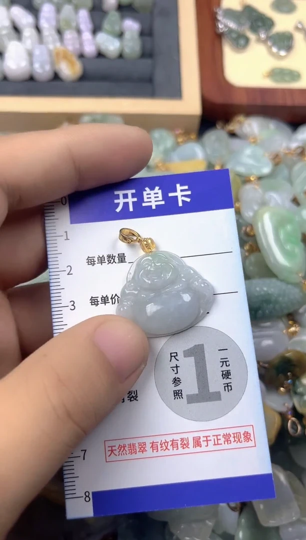 颈饰未镶嵌翡翠天然A货翡翠