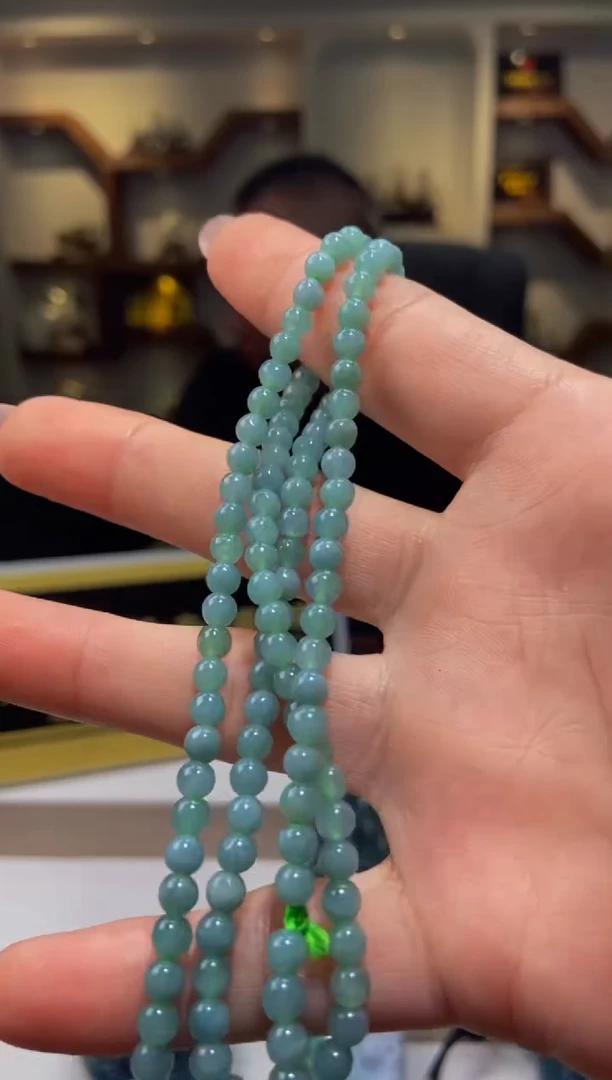 未镶嵌定制翡翠闪购毛货链接GSZ046带珠链