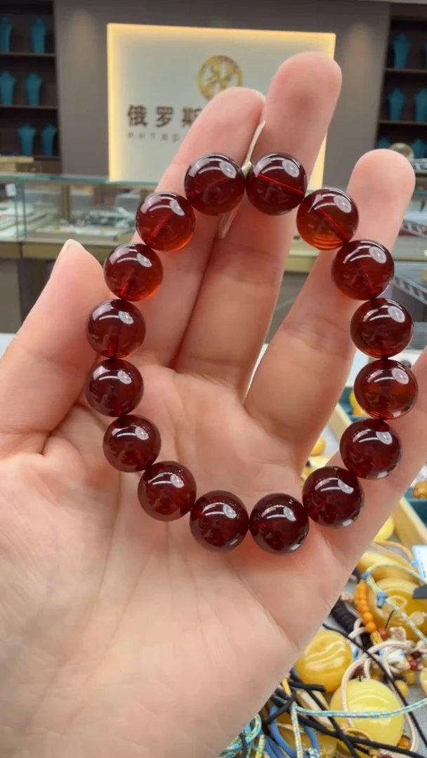 手链琥珀未镶嵌478秒拍号 假一罚三