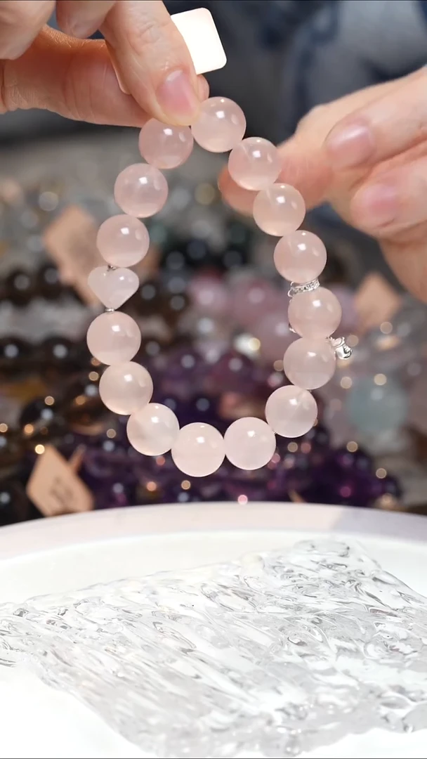 未镶嵌手串水晶粉水晶手串·MM0025DEC523L347