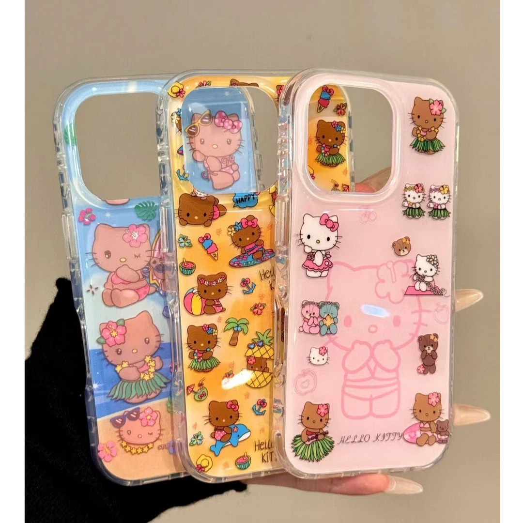 诚星泽黑皮kt猫适用苹果手机壳华为vivo小米荣耀oppo红米一加防摔