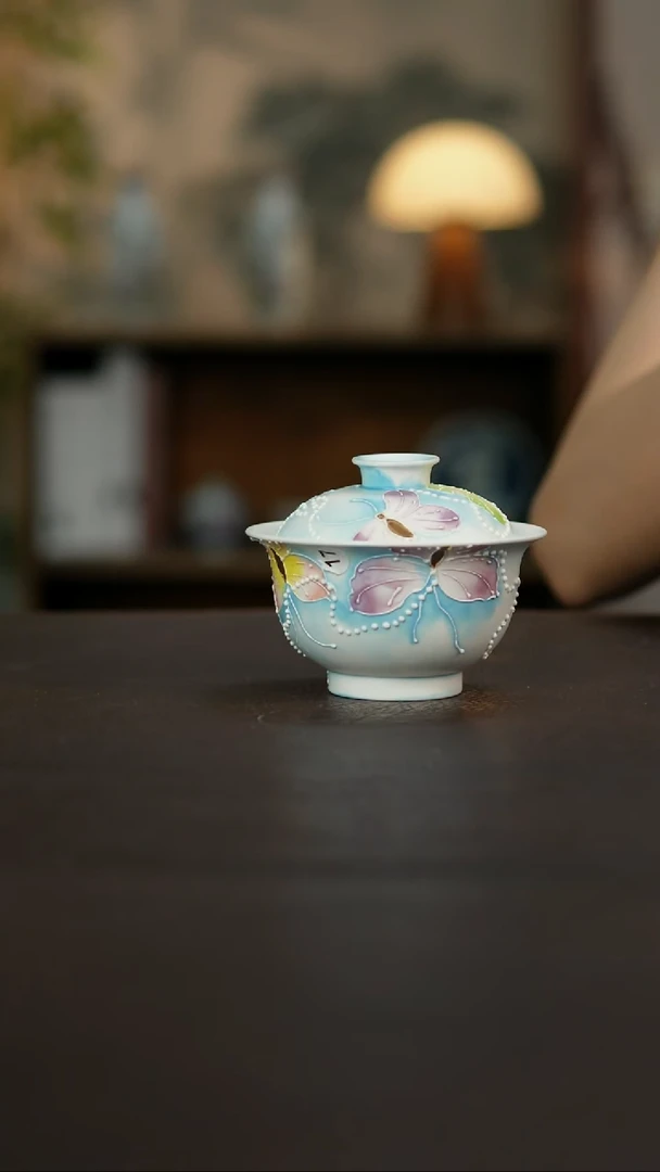 杯景德镇陶瓷杯碗柴烧多人微瑕