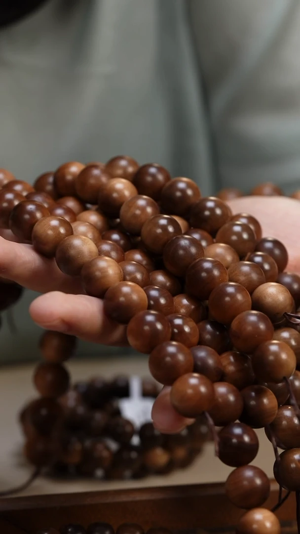 檀香木手串/手链C****y老山檀香1.5圆珠多样式发其一微瑕