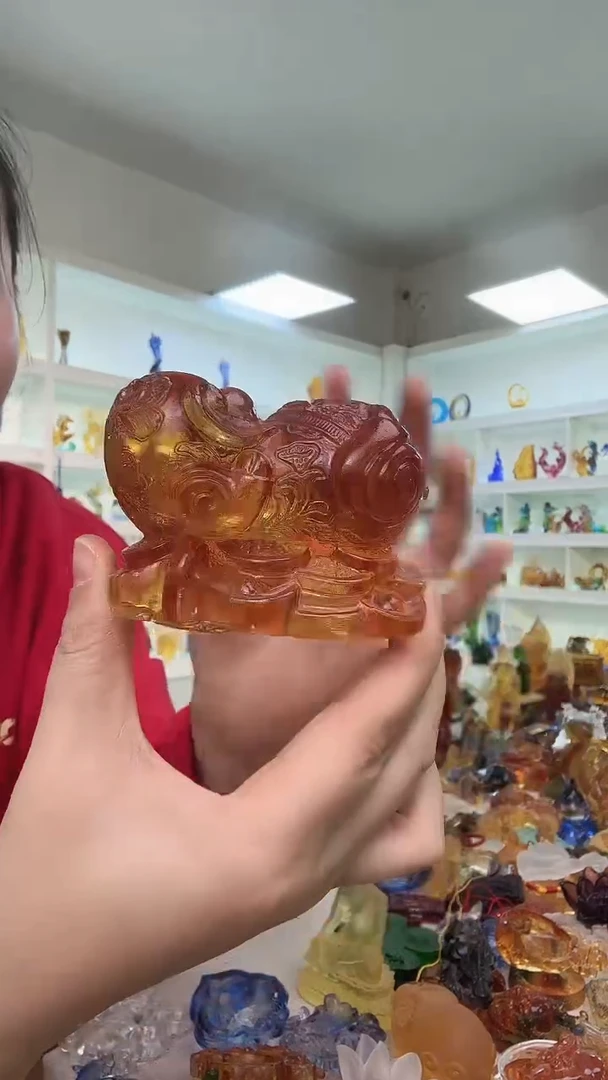手工艺品琉璃猪猪