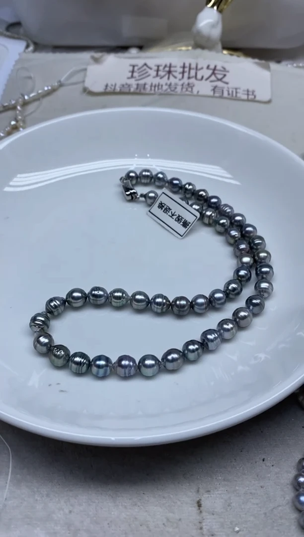 未镶嵌海水珍珠颈饰7-8