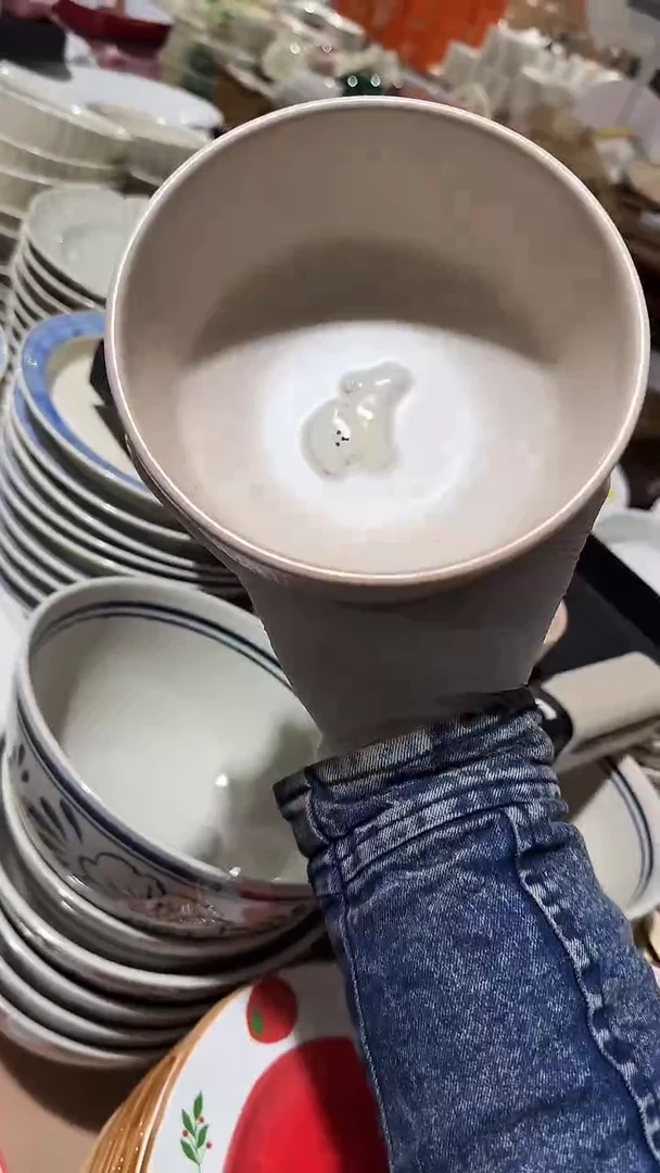 陶瓷小狗面碗微瑕 凑满20元包邮