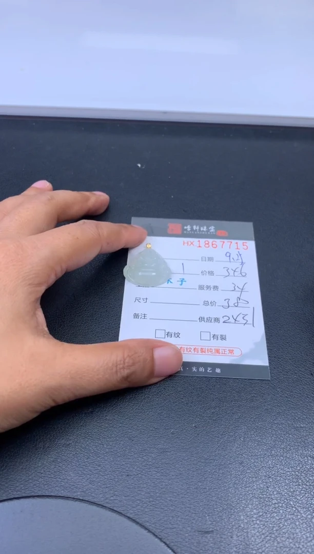 未镶嵌挂件翡翠哈轩 挂件1