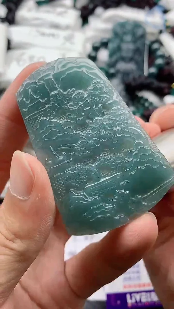 翡翠未镶嵌颈饰888