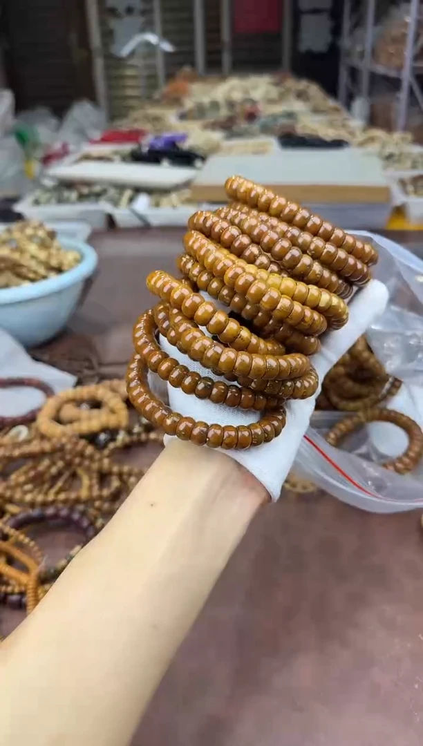 紫金鼠手串紫金鼠原皮棕色花皮碗肠