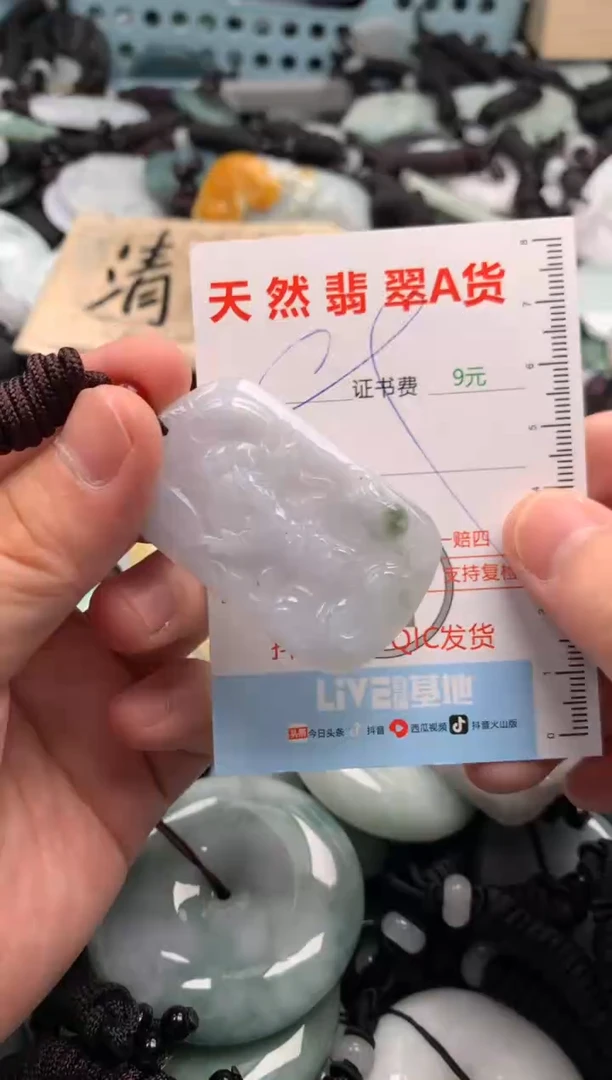 翡翠未镶嵌吊坠(不含链)1