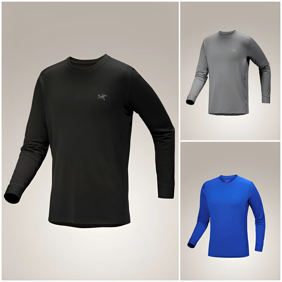 【ARC‘TERYX正品】RHO MERINO WOOL男款户外保暖美利奴羊毛长袖秋衣