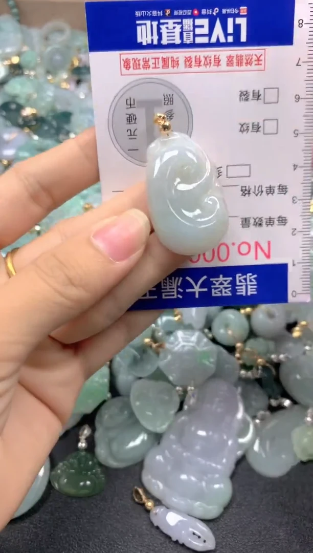 翡翠未镶嵌吊坠(不含链)993