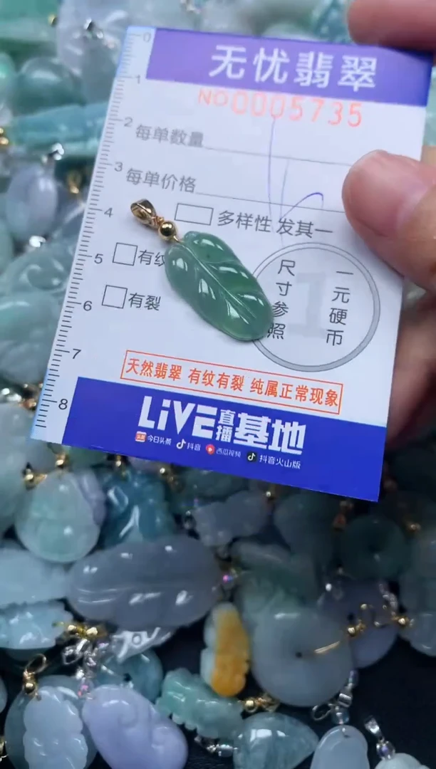 颈饰未镶嵌翡翠5735