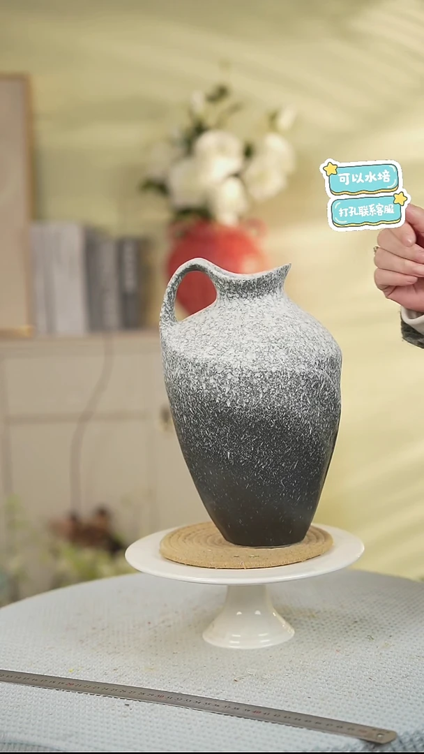 景德镇高温陶瓷花瓶摆件