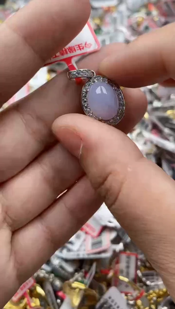 【闪购商品】翡翠戒指银S925镶嵌3333---6