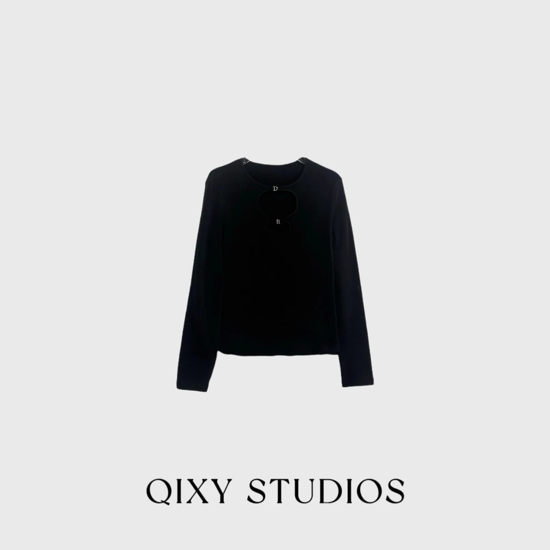 Qixiaoyao 设计师款小妖打底毛衫#BHXY24059