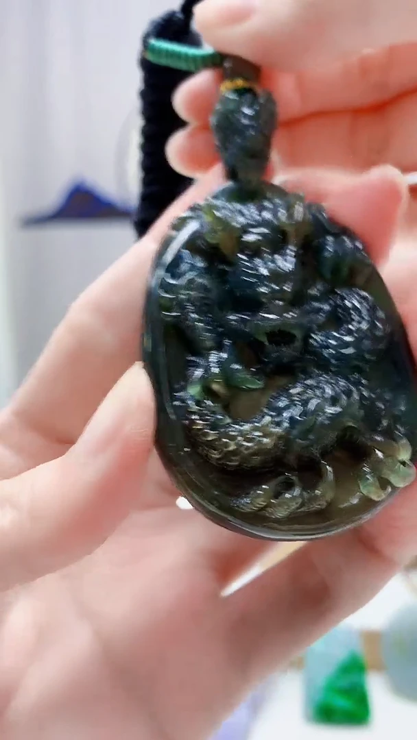 未镶嵌定制翡翠4917zm-毛货挂件114