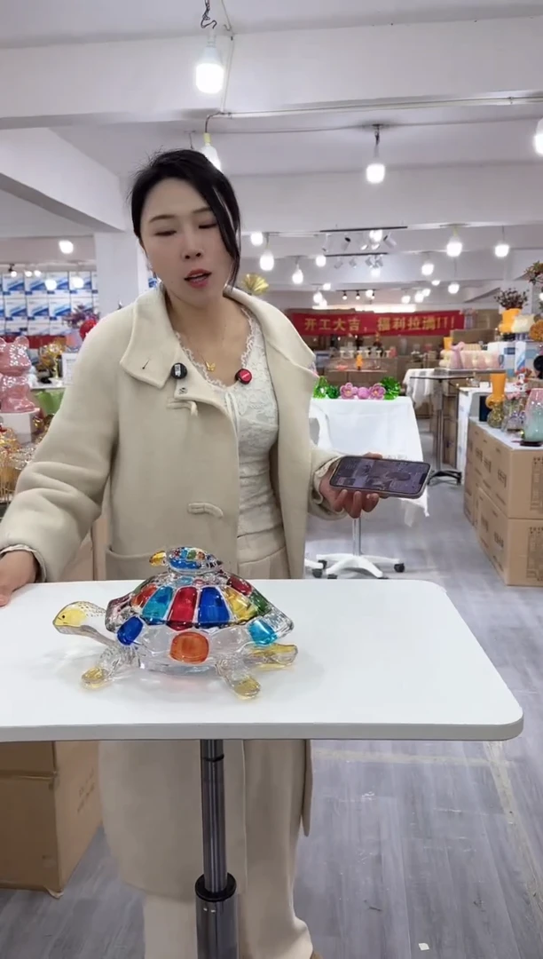 【闪购商品】琉璃瑞鸿花器早K-32