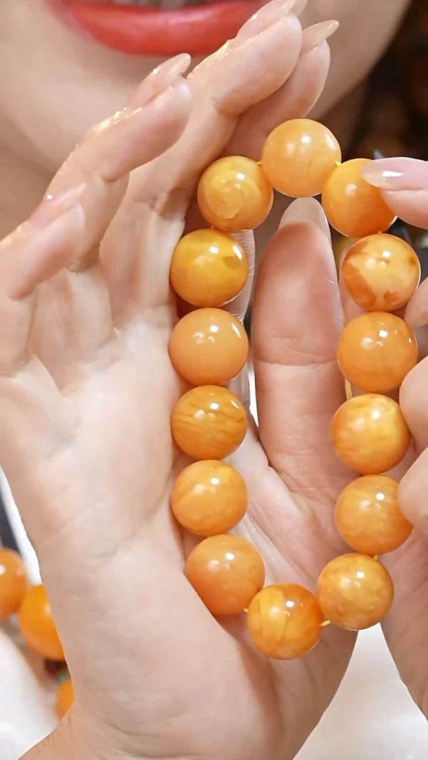 蜜蜡颈饰未镶嵌5034天然蜜蜡珠宝奇石云端妖孽石膏蜡全部保真