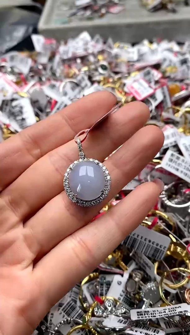 【闪购商品】翡翠戒指银S925镶嵌77777777    1