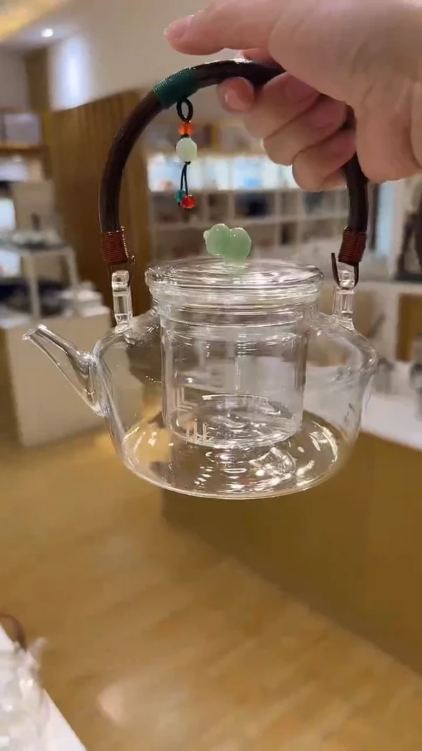 北大史新款透明葫芦煮茶壶