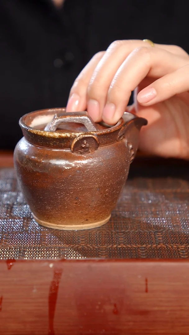 陶瓷奢瓷/瑞寅柴烧茶器（宝瓶）0138