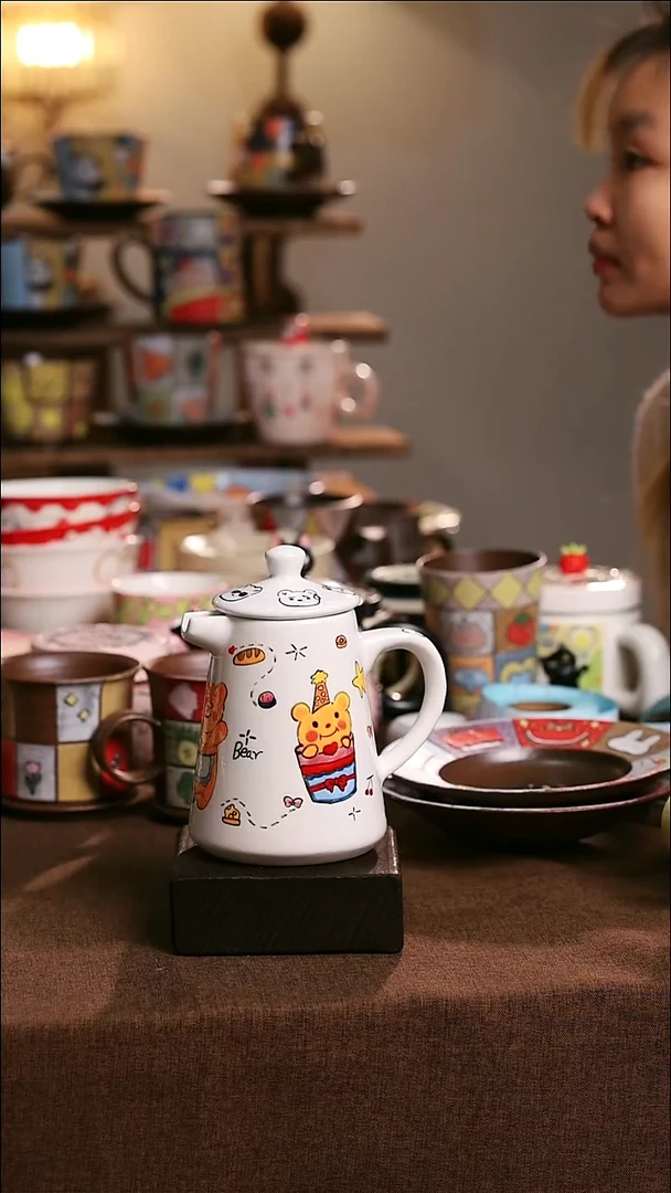 景德镇禧看陶瓷壶