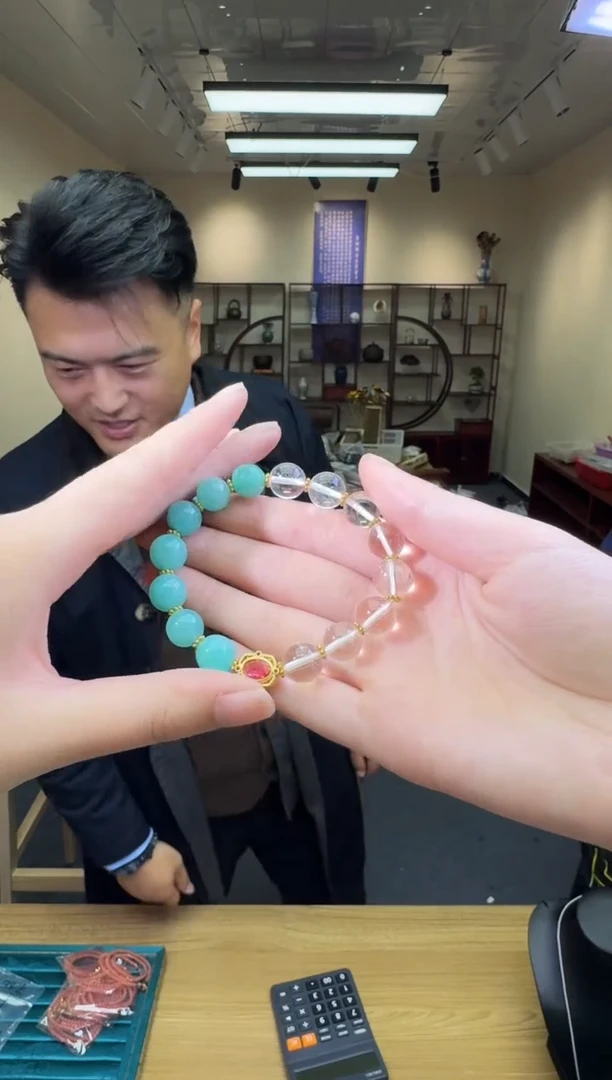 未镶嵌手链天河石多样性发一件 430