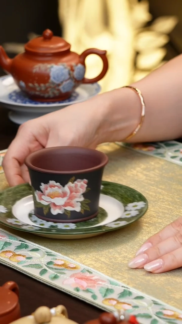 茶壶紫砂原矿紫砂手工杯子朱泥