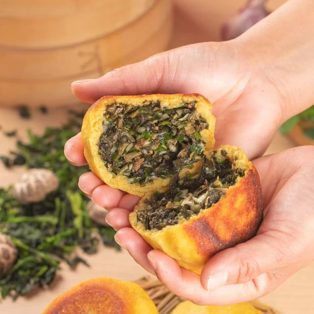 菜团子 肉沫酱香口（茴香、酸菜、雪菜）各2个/1440g 纯玉米面 纯手工