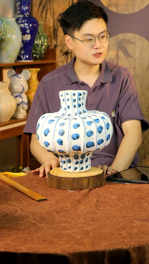 陶瓷景德镇手绘创意花器