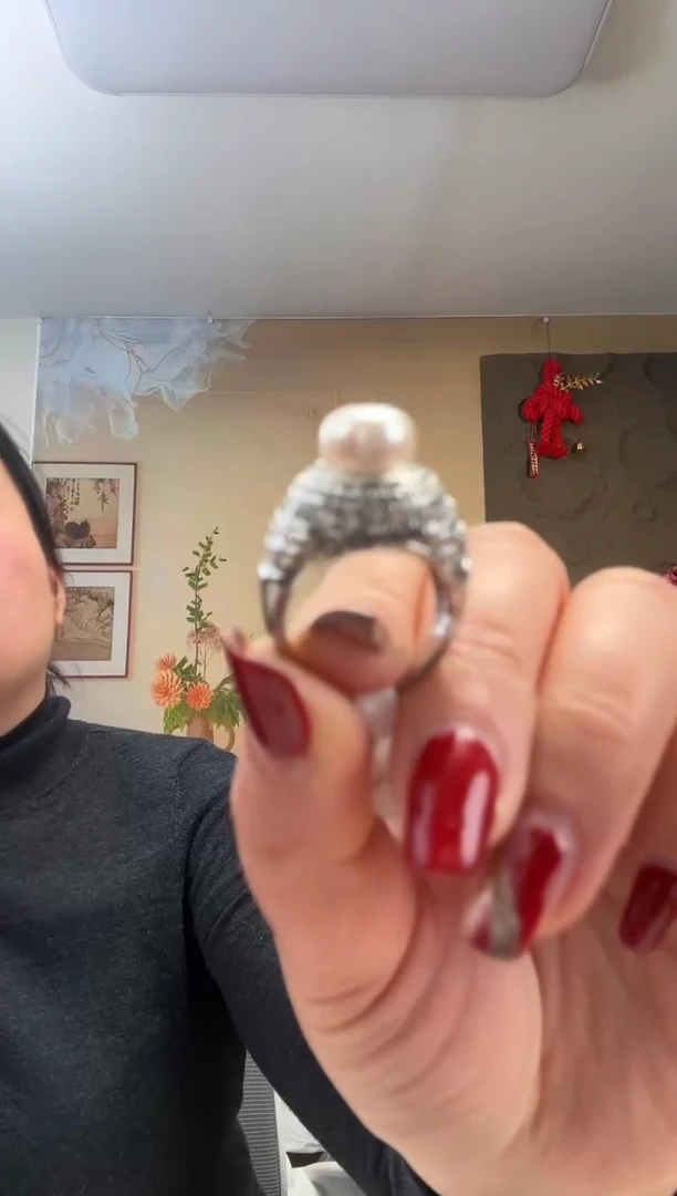 【闪购商品】淡水珍珠戒指未镶嵌35珍珠戒指