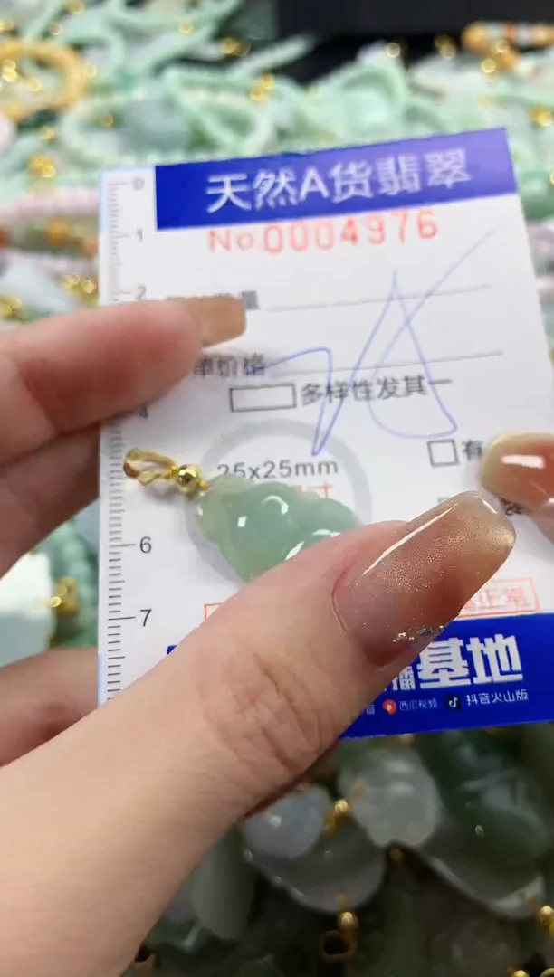 颈饰未镶嵌翡翠天然A货翡翠