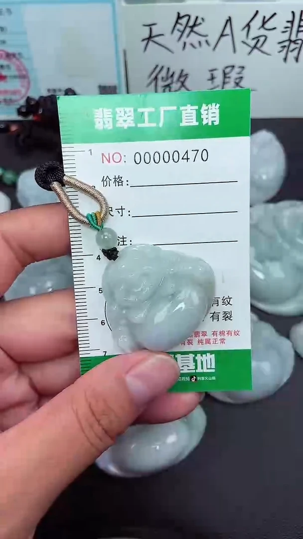 颈饰未镶嵌翡翠缅甸天然翡翠0470