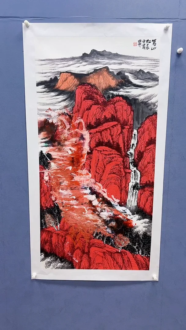 【闪购商品】绘画赵燮绘画8平尺金袍抽象山水