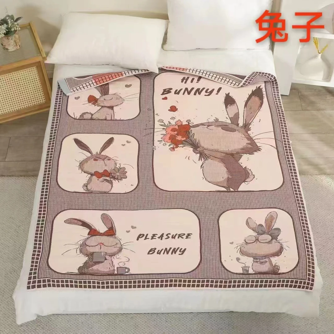 专享【京かわ会社】多层纱布面包120*150cm 有甜时光