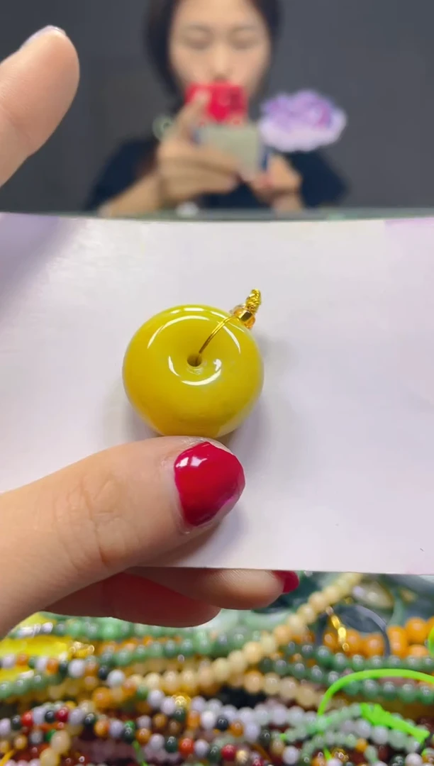 颈饰未镶嵌翡翠/L/翡翠A货，一件也是批发价